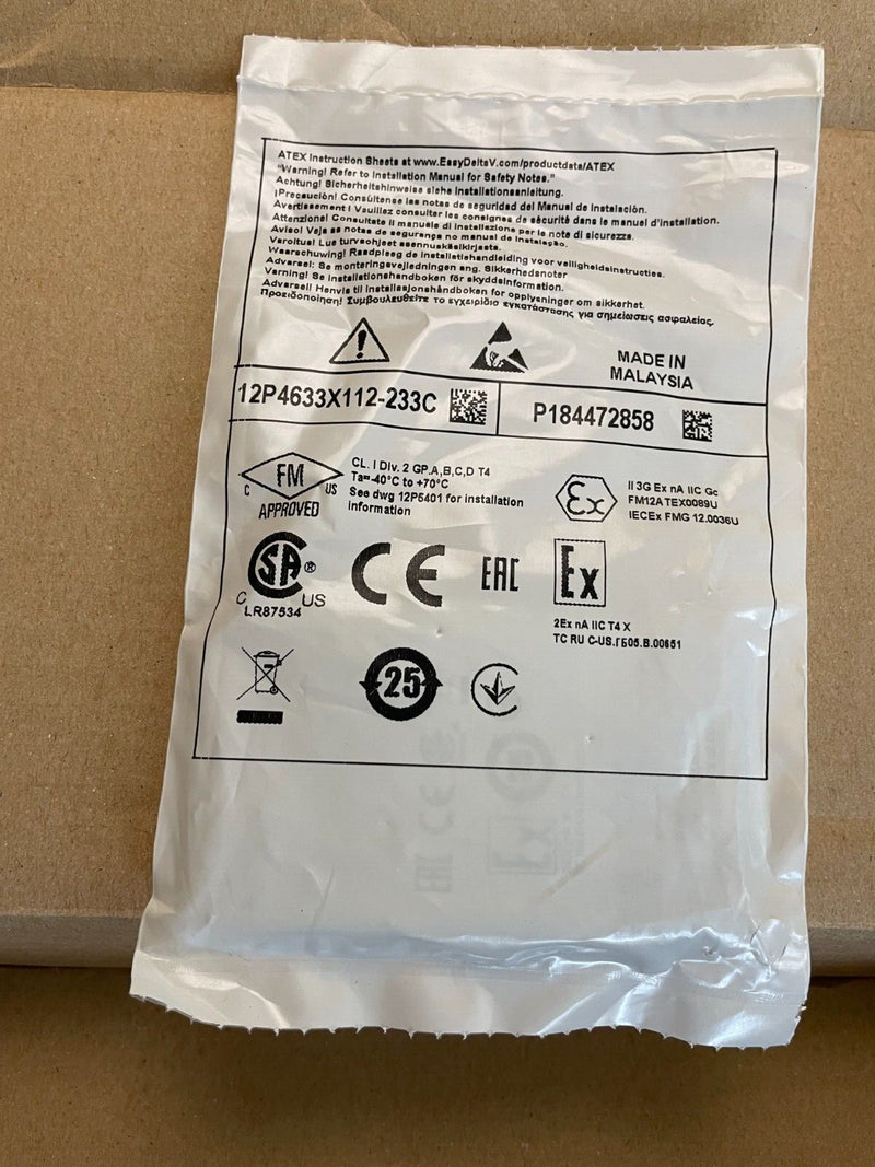 NEW Emerson 12P4633X112-233C KL3004X1-BA1 DO 24 VDC Dry Isolated Rev N. - actual 1
