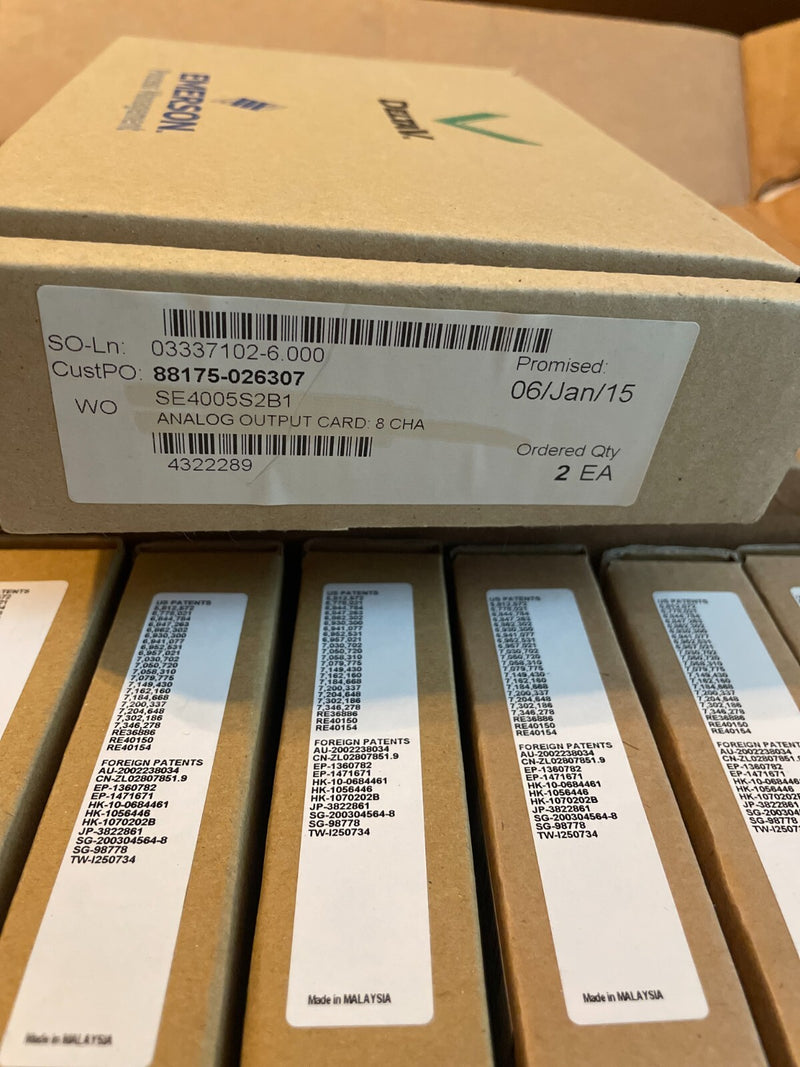 New Emerson DeltaV 12P4704X042, AO 8 Channel 4-20 mA HART Card, KJ3221X1-BK1 - actual 1