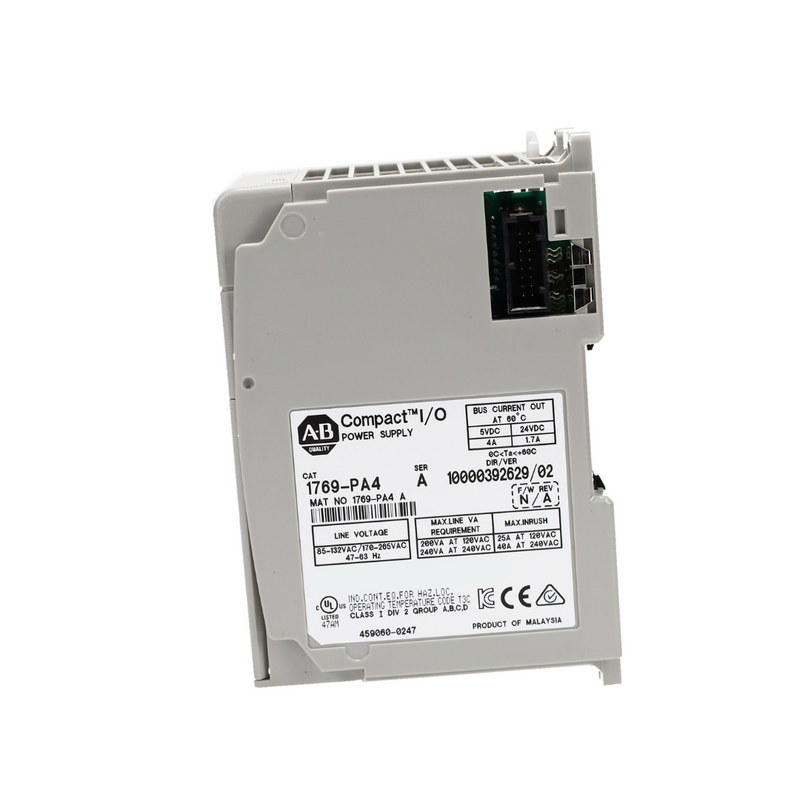 Allen Bradley 1769-PA4 Compact I/O Power Supply 1769-PA4 Ser. A - stock 1