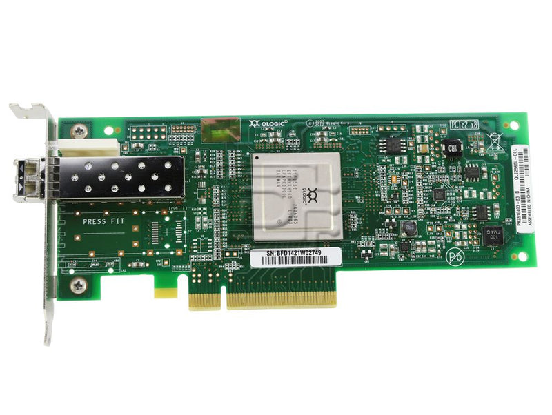 LOT 2QLOGIC QLE2560L-DEL Single Port 8Gb FCPCI-e HBA QLE2560L-DEL PX2810403-83 B - stock 1