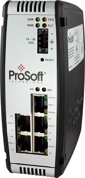 2025 New Sealed Prosoft PLX31-MBTCP-MBS4 EtherNet/IP to 4 Port Serial Modbus - stock 1