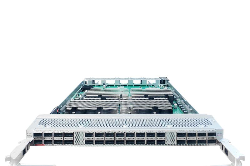New Sealed Cisco Nexus N9K-X9736C-FX 36 Port 100G NX-OS Agg, ACI Spine MACSec - stock 1