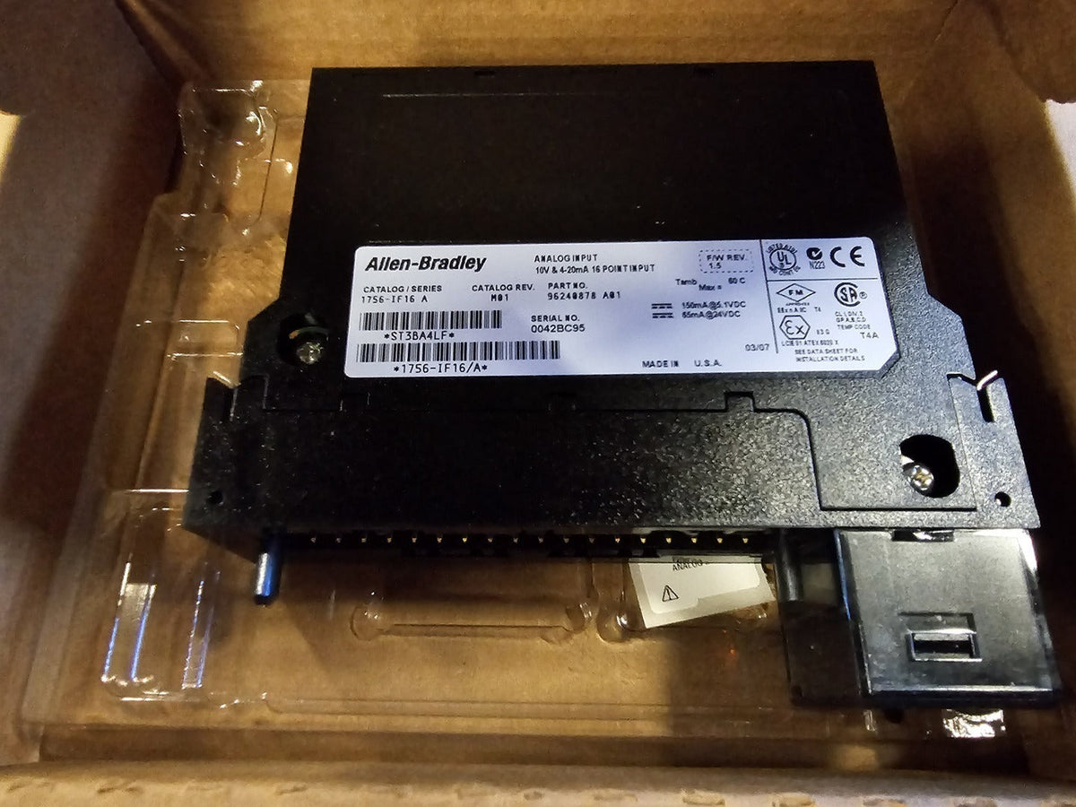 Allen Bradley 1756-IF16 ControlLogix Curr/Volt Analog Input Module 16-Point - stock 1