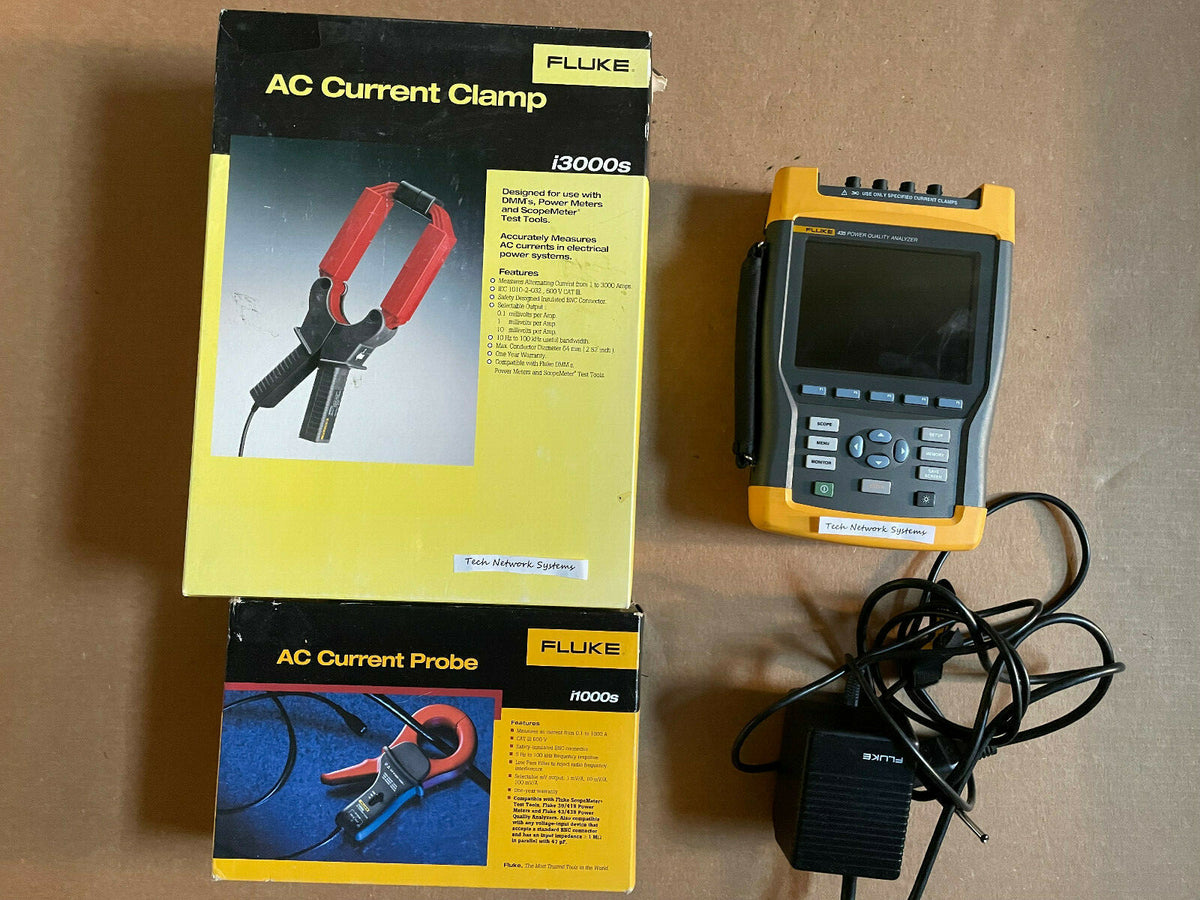 Fluke 435 Three Phase Power Quality Analyzer Meter w/ Interharmonics, Inrush - actual 1