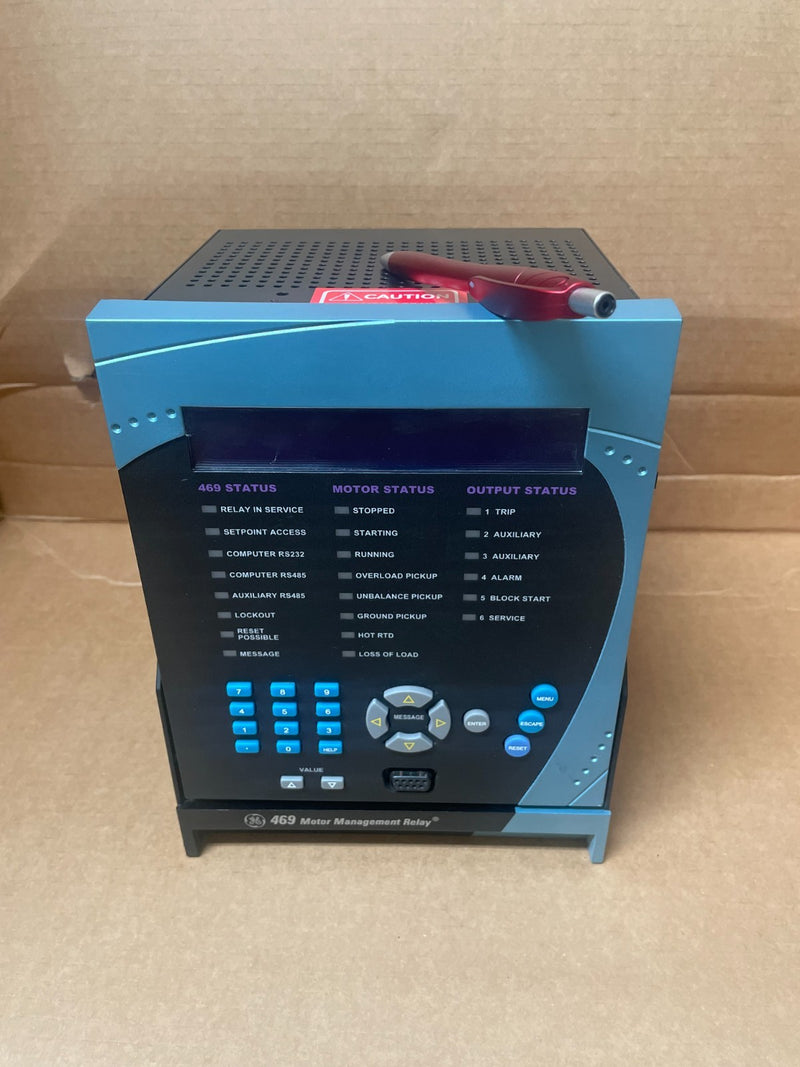 GE Multilin SR469 Motor Management Relay 469-P5-HI-A20-T Tested and working - actual 1