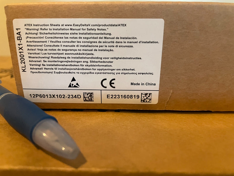 Emerson KL2001X1-BA1 DeltaV SIS CHARMs Smart Logic Solver (CSLS) - actual 1