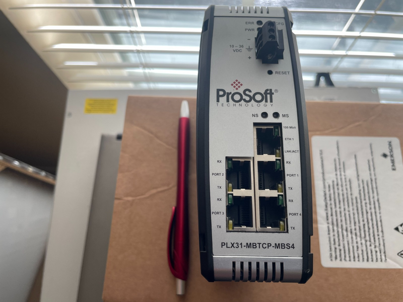 ProSoft Technology PLX31-MBTCP-MBS4 Modbus TCP/IP to Modbus Serial Gateway (4-Port) - actual 1