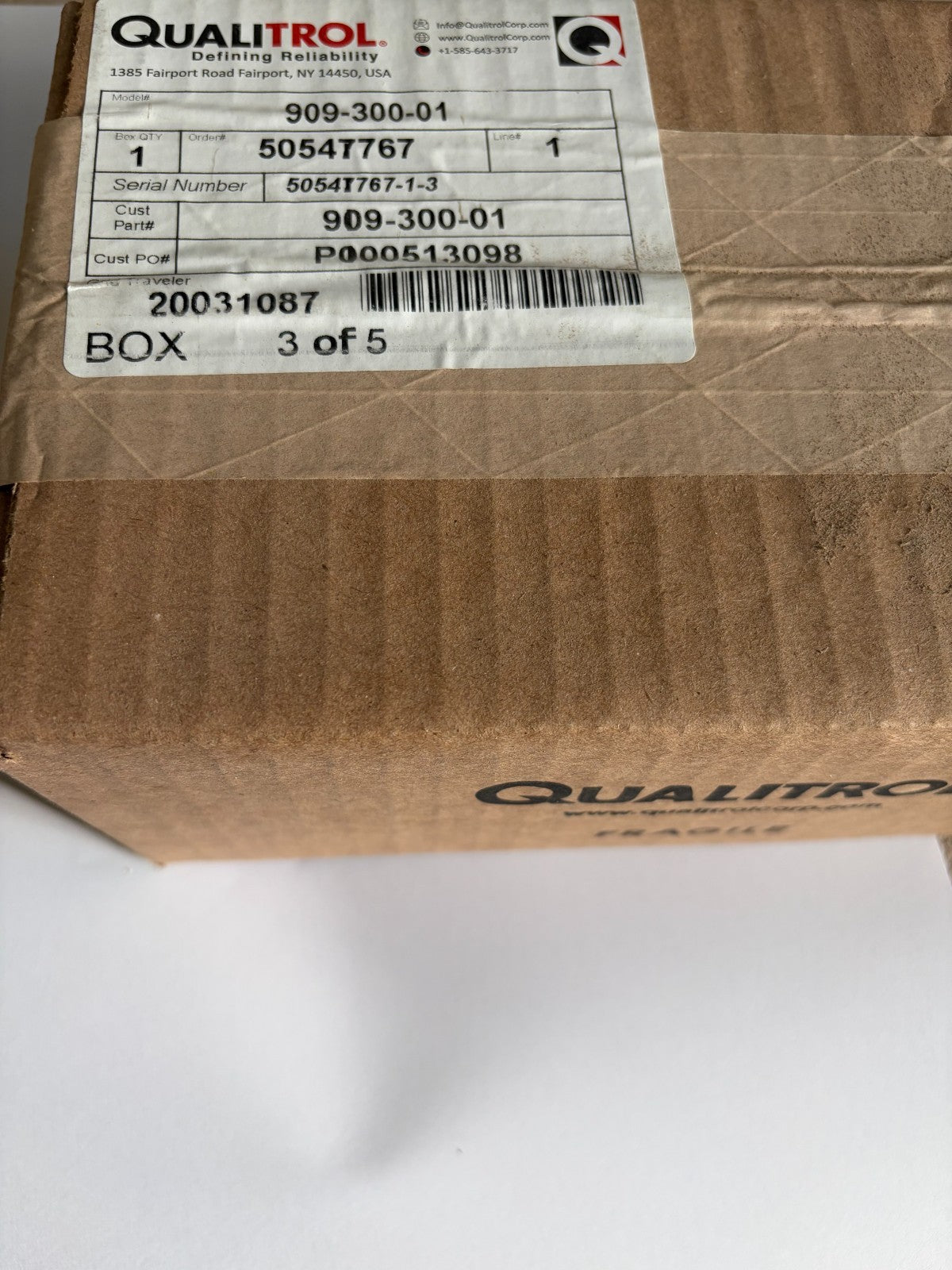 Qualitrol 909-300-01 Seal-In (Latching) Relay - actual 1
