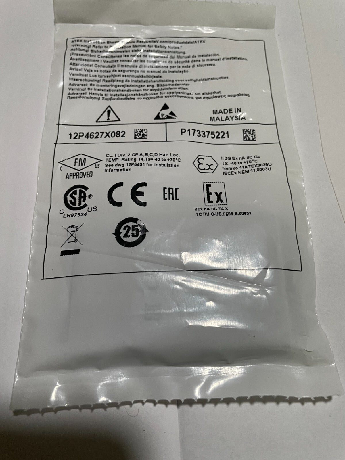 Emerson DeltaV 12P4627X082 KL3002X1-BA1 DO 24 VDC High-Side CHARM - actual 1