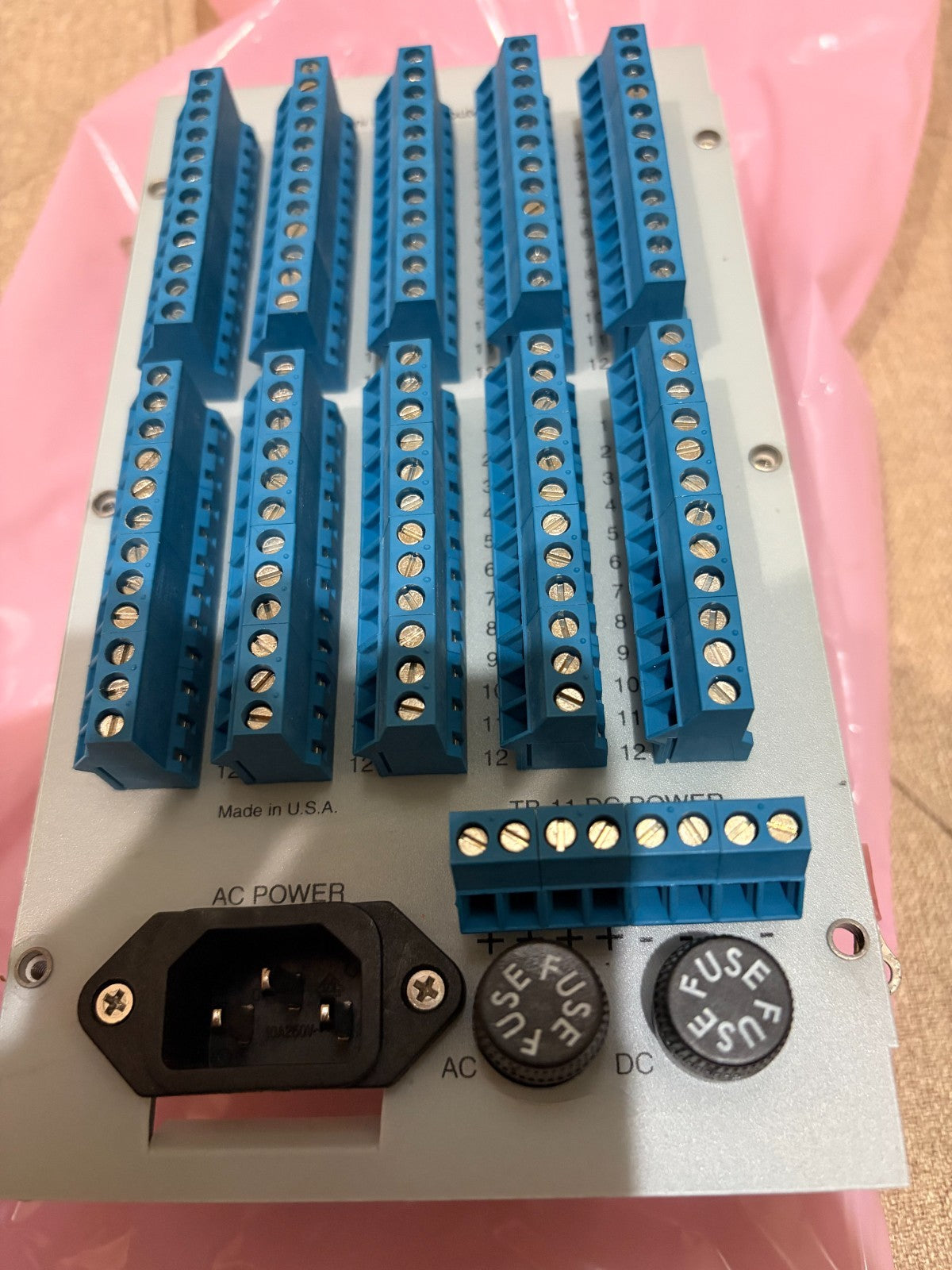 Omni Flow Computers 6000 Back Panel - actual 1