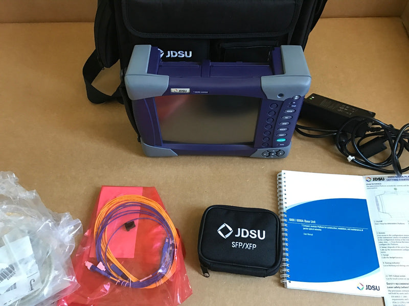 JDSU T-BERD 6000A EM MSAM C1004 10Gig WAN LAN Ethernet Tester 6000 w/Accessories - actual 1