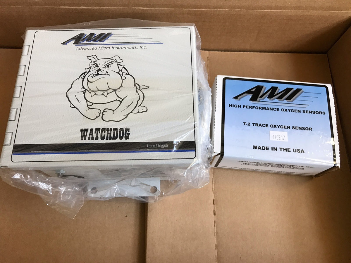 AMI Advanced Micro Watchdog Trace Oxygen System and T-2 Trace Oxygen Sensor - actual 1
