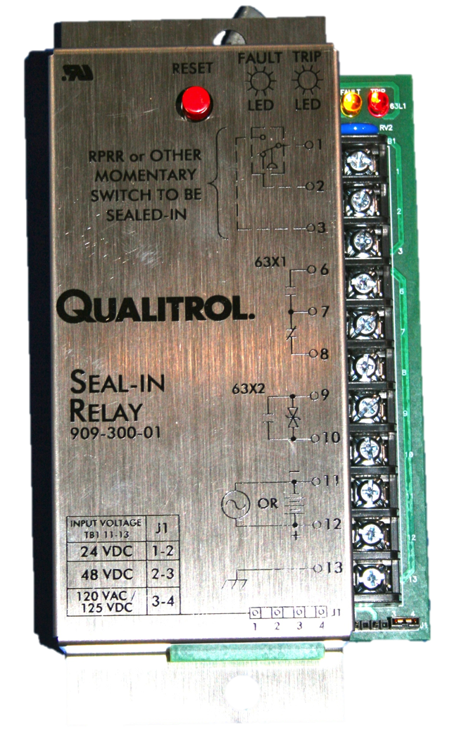 QUALITROL 909-300-01 SEAL- IN RELAY 24VDC - NEW - stock 1