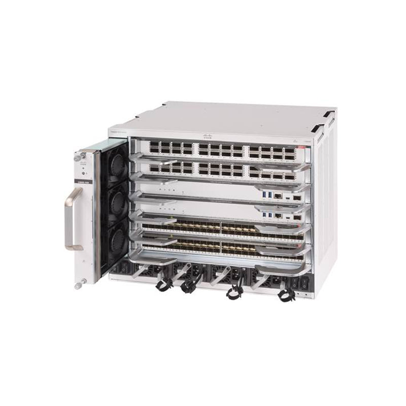CISCO C9606R Chassis w/2x C9600-SUP-1 / C9600-LC-48YL / C9600-LC-48TX / ACPowers - stock 1