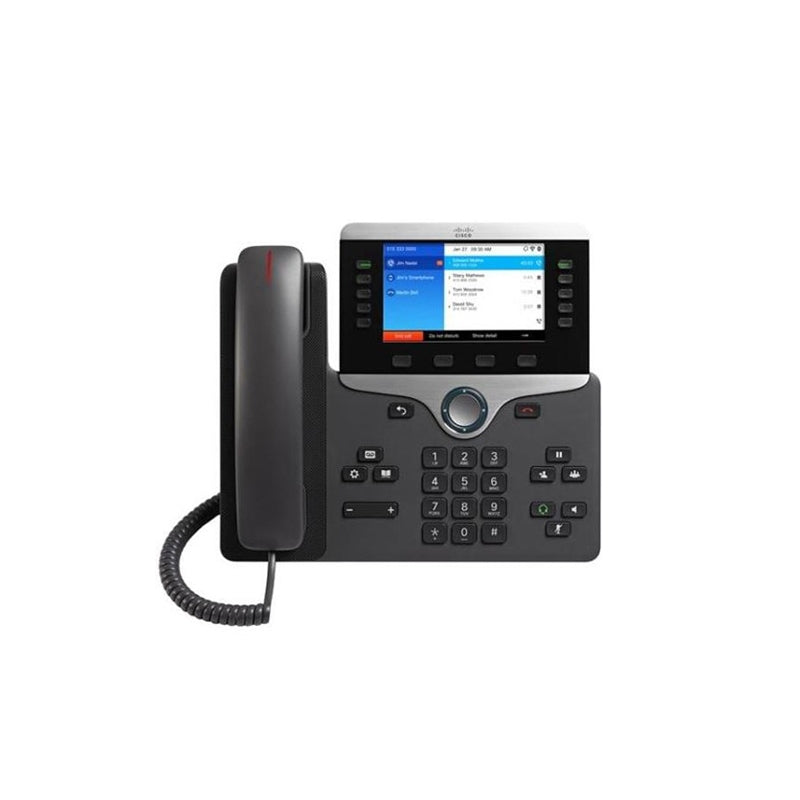 Lot of 3 Cisco 8800 CP-8861-K9 & 2 CP-8841-K9 Unified IP Video Phone w/Stand - stock 1
