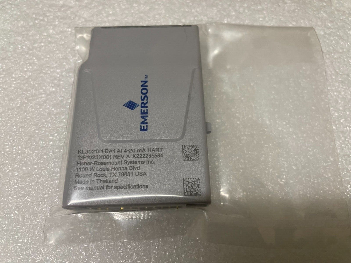 EMERSON DELTAV KL3021X1-BA1 AI 4-20 MA HART CHARMS KL3021X1BA1 13P1023X001 - NEW - actual 1