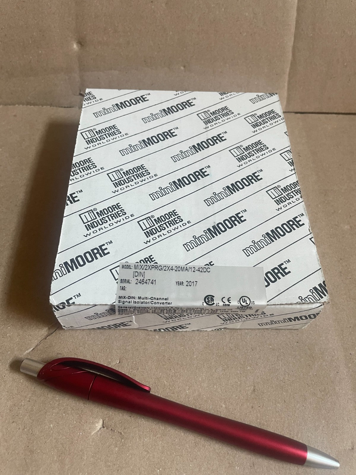 MOORE MINIMOORE MULTI CHANNEL MIX/2XPRG/2X4-20MA/12-42DC ISOLATOR CONVERTER - actual 1