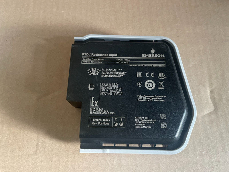 EMERSON DELTAV KJ3225X1-BK1 AI 8 CH RTD/RESISTANCE INPUT KJ3225X1BK1 SE4003S6B1 - actual 1