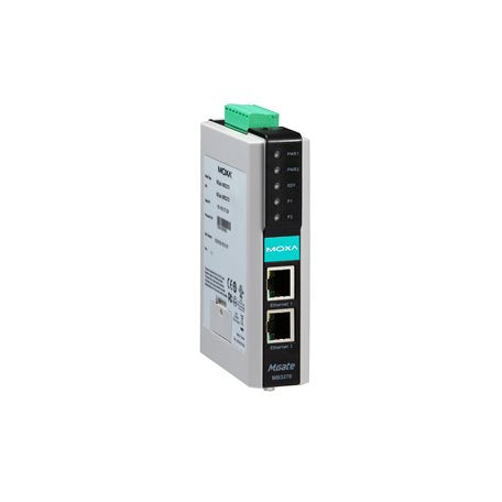 New MOXA MGATE MB3270 2-Port Advanced Modbus Ethernet Gateway - stock 1