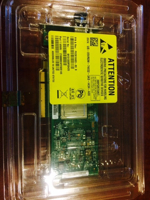 LOT 2QLOGIC QLE2560L-DEL Single Port 8Gb FCPCI-e HBA QLE2560L-DEL PX2810403-83 B - actual 1