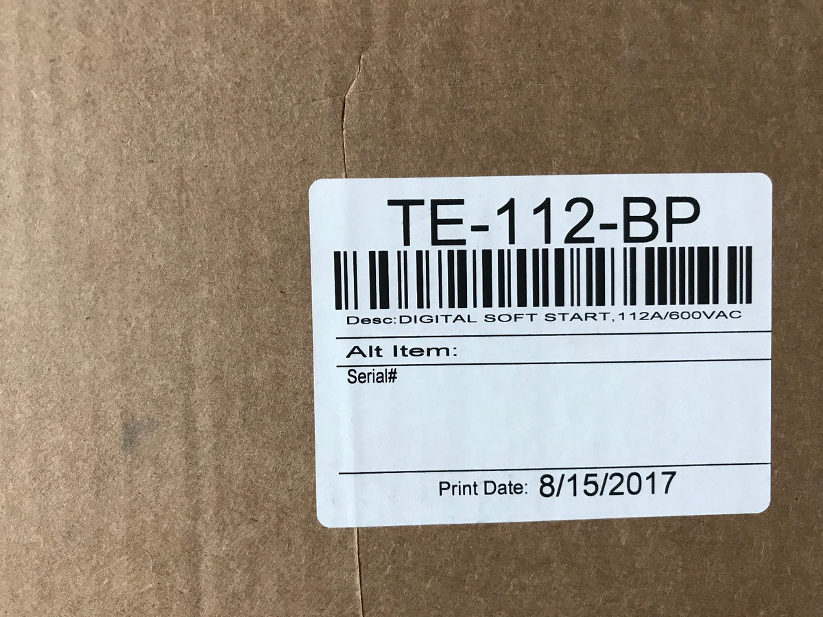 Toshiba TE-112-BP Series Solid State Starter - New unit - actual 1
