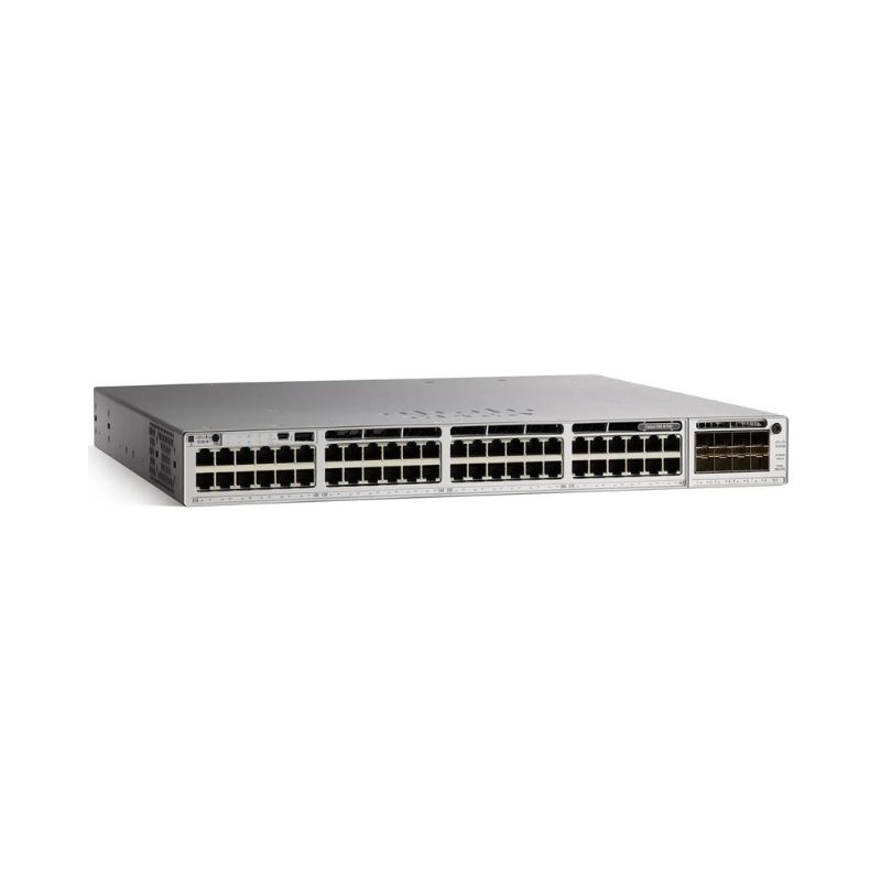 Cisco Catalyst C9300-48T-A 48-Port Network Advantage Switch/w x2 PWR-C1-350WAC-P - stock 1